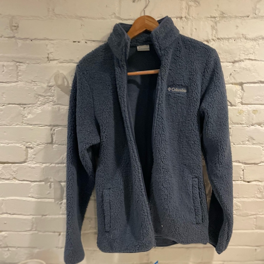 Columbia Blue Rugged Ridge Fleece Jacket